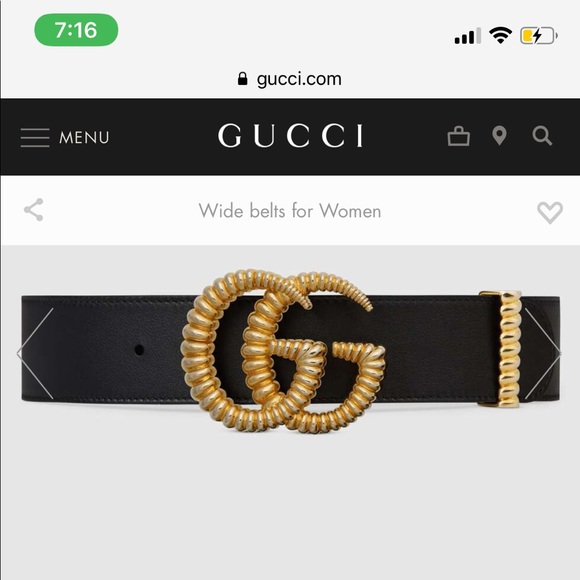 Gucci Marmont Belt 100/40
